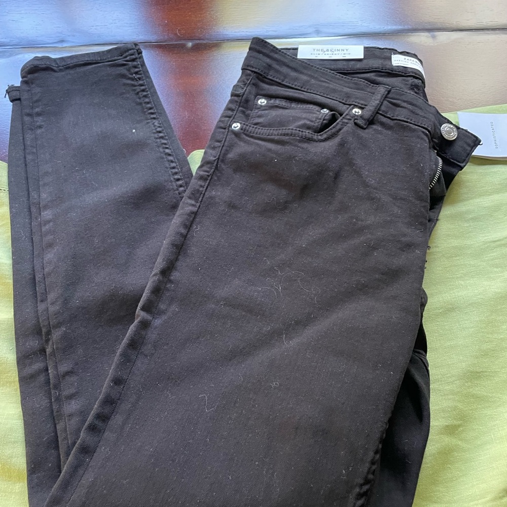 Zara Black The Skinny Jeans NWT